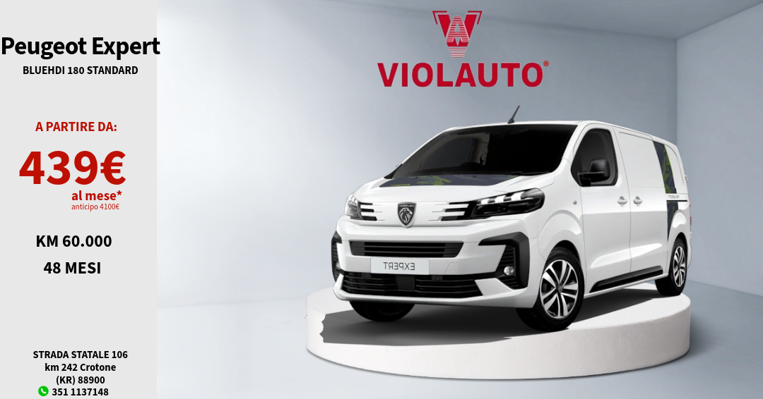 PEUGEOT EXPERT BLUEHDI 180 STANDARD