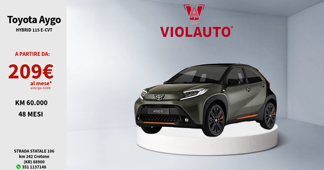 TOYOTA AYGO HYBRID 115 E-CVT